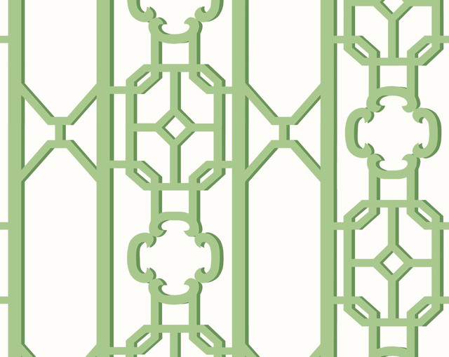 Joanna Fret Pear SCWP88582D0009 by Scalamandre Wallpaper