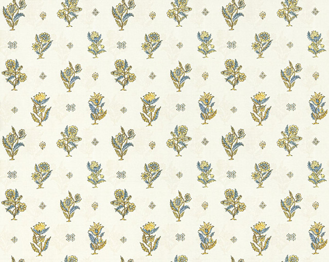 Calico Wallcovering Golden Sky SCWP88612D0003 by Scalamandre Wallpaper