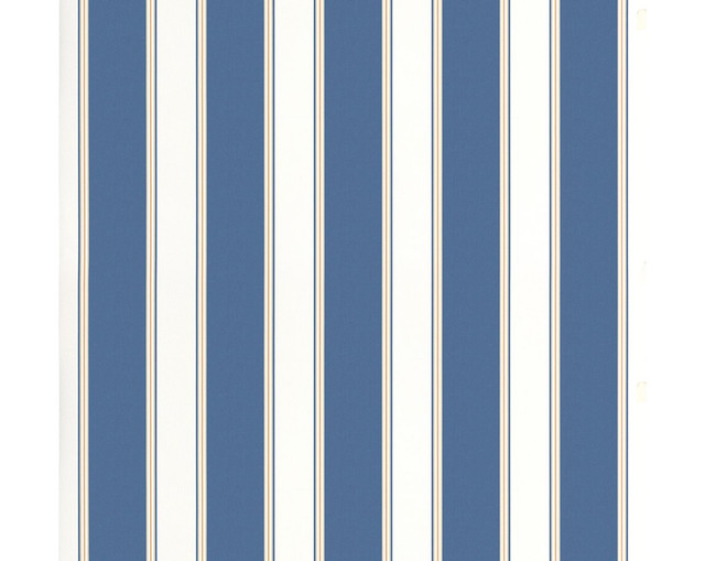 Accordion Stripe Indigo WWWP88611D0002 by Old World Weavers Wallpaper