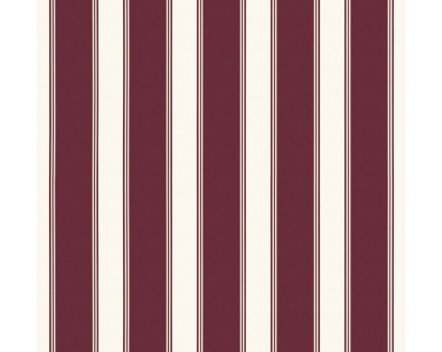 Accordion Stripe Burgundy WWWP88611D0006 by Old World Weavers Wallpaper