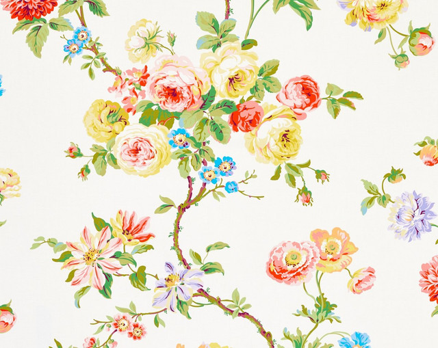 Botanical Garden Summer Multi B035060001 by Old World Weavers Fabric