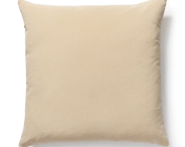 Richmond Velvet Pillow 22 X 22 - Buff BKRICHPILL0002 by Scalamandre Pillow