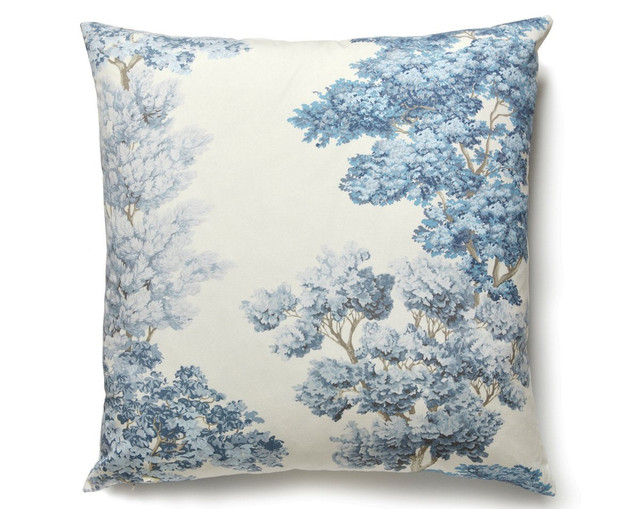 Central Park Pillow 22 X 22 - Light Blue CNSDDK00710002 by Scalamandre Pillow