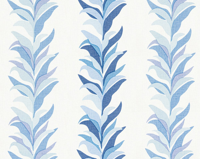 Chira Island Print Blue Marine HN166520003 by Hinson Fabric