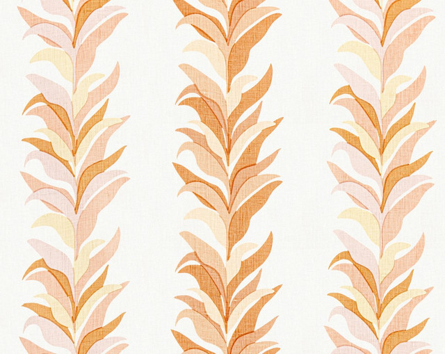 Chira Island Print Peach HN166520005 by Hinson Fabric