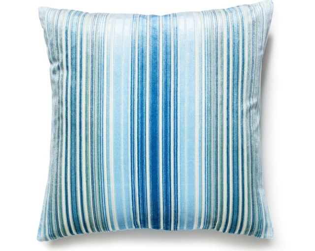 Timberlake Velvet Pillow 22 X 22 - Blue Jay JMSDDK05920002 by Scalamandre Pillow