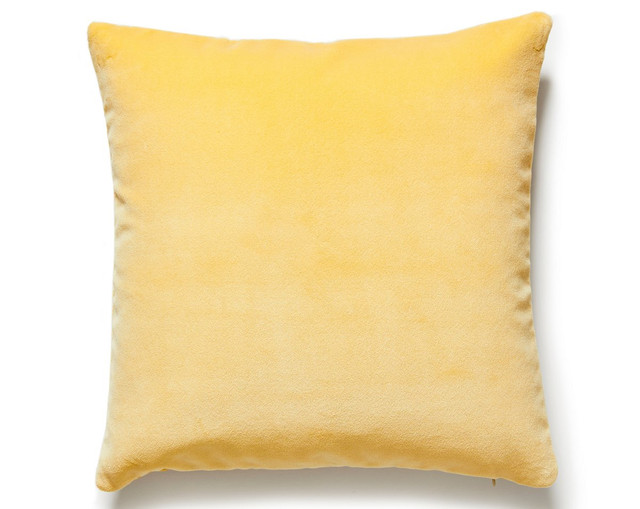 Torino Velvet Pillow 22 X 22 - Sunshine MTTORIPILL0009 by Scalamandre Pillow