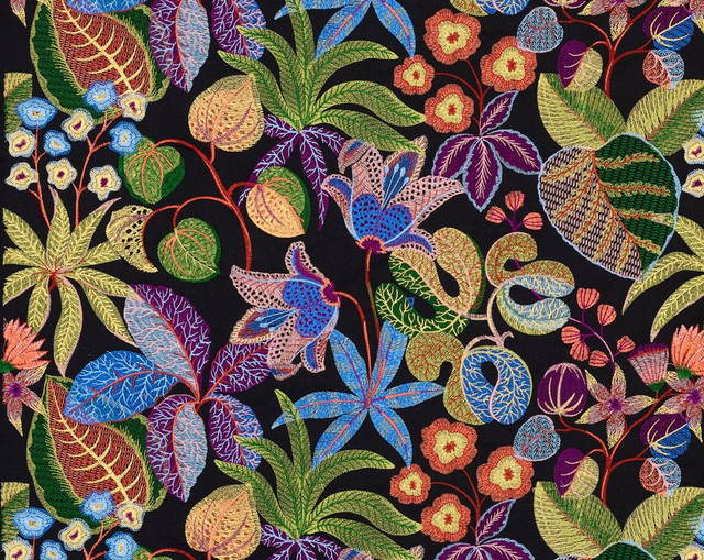 Greenhouse Night Shade S754000003 by Old World Weavers Fabric