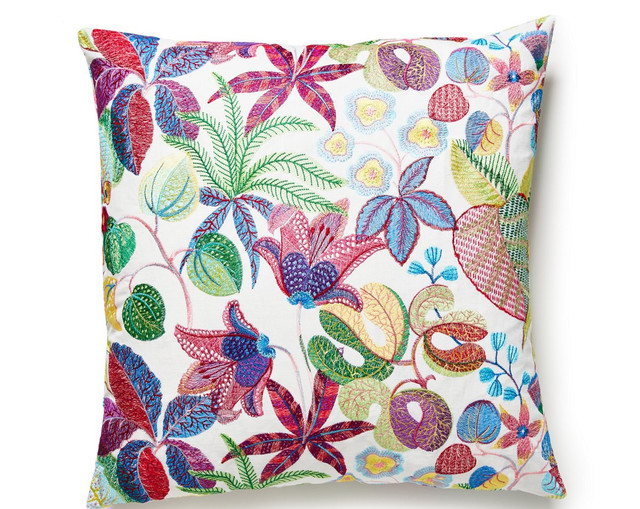 Greenhouse Pillow 22 X 22 - Bouquet S7SDDK54000001 by Scalamandre Pillow