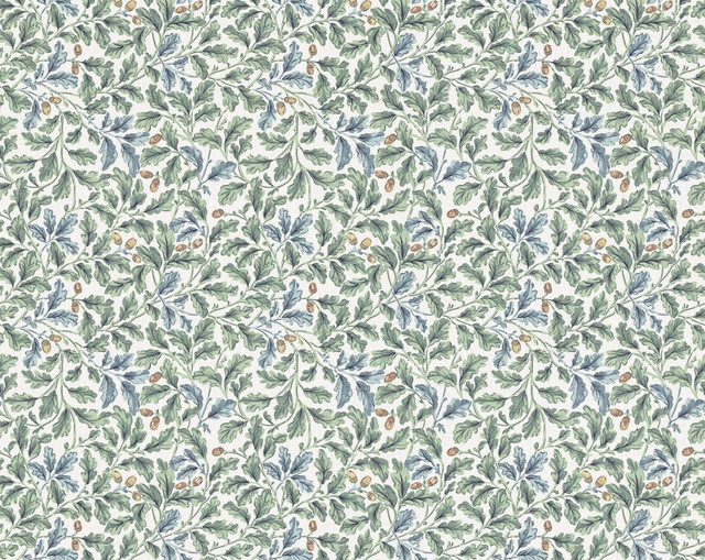 Oaktree Print Wintermint SC166700004 by Scalamandre Fabric