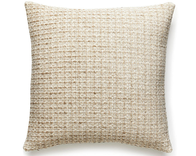 Highland Chenille Pillow 22 X 22 - Oatmilk SCHIGHLPILL0001 by Scalamandre Pillow
