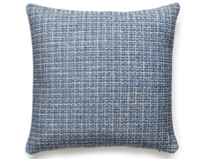 Highland Chenille Pillow 22 X 22 - Blue Mood SCHIGHLPILL0005 by Scalamandre Pillow
