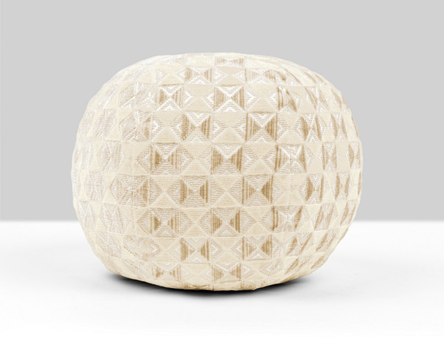 Parlor Velvet Pillow 12 Dia - Nougat SCRADK273240001 by Scalamandre Pillow