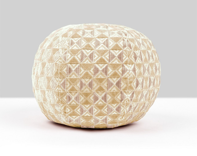 Parlor Velvet Pillow 12 Dia - Butter Pecan SCRADK273240002 by Scalamandre Pillow
