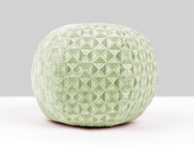 Parlor Velvet Pillow 12 Dia - Pistachio SCRADK273240004 by Scalamandre Pillow