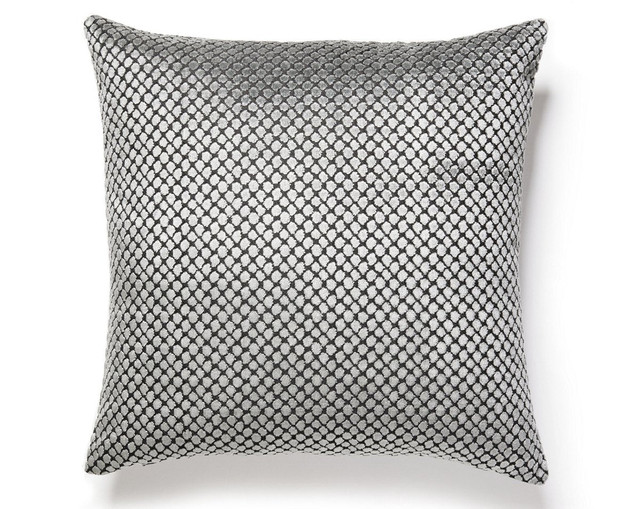 Etosha Velvet Pillow 22 X 22 - Graphite SCSDDK270220005 by Scalamandre Pillow
