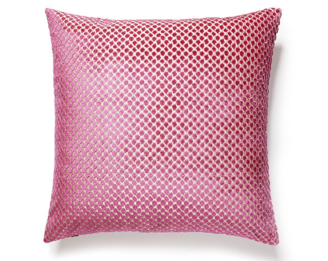 Etosha Velvet Pillow 22 X 22 - Framboise SCSDDK270220006 by Scalamandre Pillow