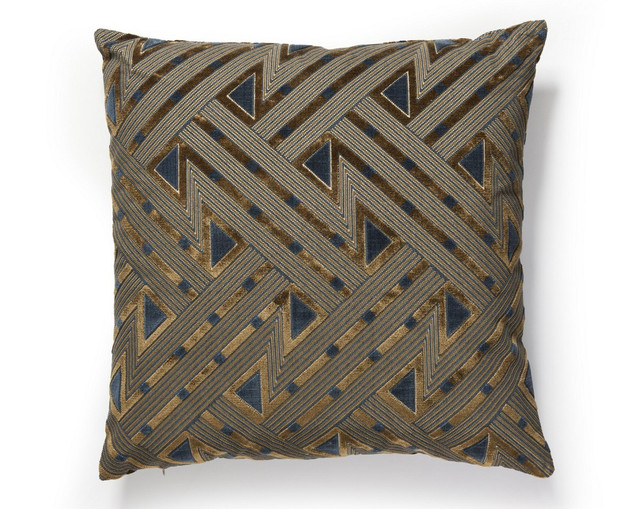 Kasai Velvet Pillow 22 X 22 - Dark Walnut SCSDDK273230005 by Scalamandre Pillow