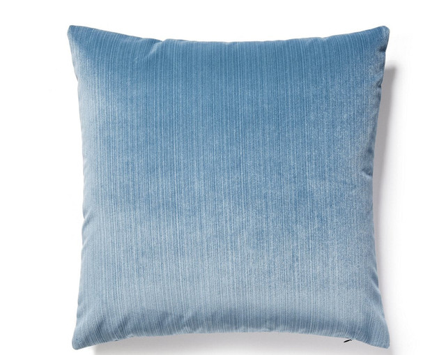 Strie Velvet Pillow 22 X 22 - Peacock VWSTRIEPILL0004 by Scalamandre Pillow