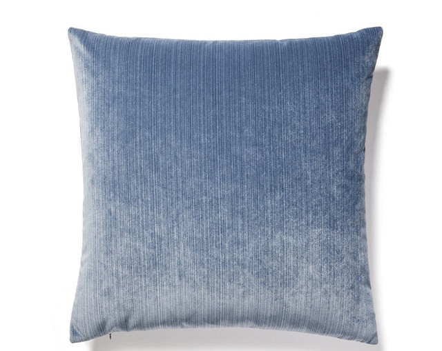 Strie Velvet Pillow 22 X 22 - Soldier VWSTRIEPILL0007 by Scalamandre Pillow