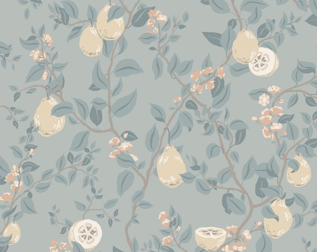 Kvitten Soft Blue WSB04320068 by Sandberg Wallpaper