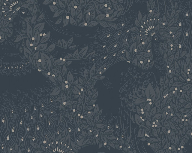 Evelina Indigo Blue WSB10120006 by Sandberg Wallpaper