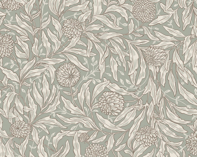 Olof Sage Green WSBOLOF0002 by Sandberg Wallpaper