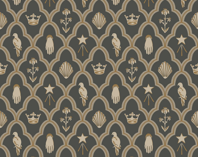 Turtledove Barn Charcoal WSBTURTLE0270 by Sandberg Wallpaper