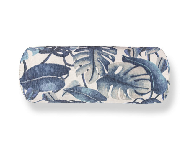 Rainforest Warp Print Pillow 21 X 7 - Blue Mirage WWBADK166590002 by Scalamandre Pillow