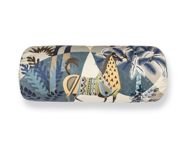 Llamas Pillow 21 X 7 - Bluestone Wheat WWBADK166610003 by Scalamandre Pillow