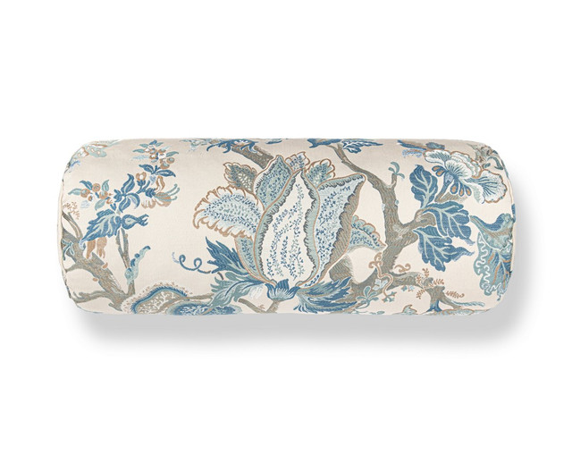 Indienne Lampas Pillow 21 X 7 - Federal Blue WWBADK273410001 by Scalamandre Pillow