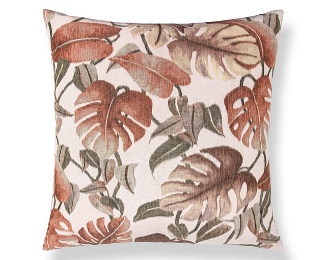 Rainforest Warp Print Pillow 22 X 22 - Terra Cotta WWSDDK166590003 by Scalamandre Pillow