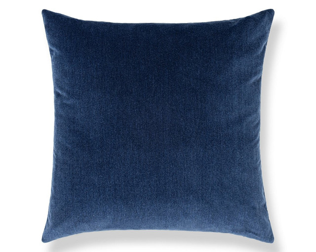 Tudor Velvet Pillow 22 X 22 - Lapis WWSDDK273420010 by Scalamandre Pillow