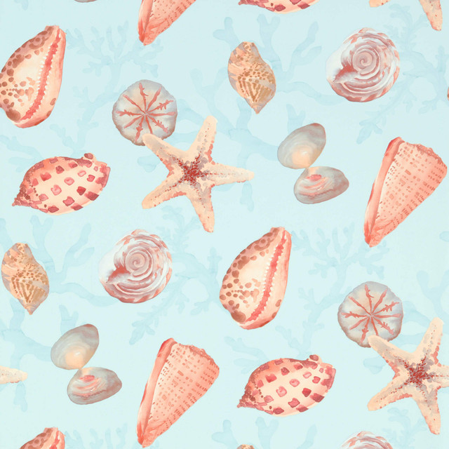 Clearwater Blue T5764 by Thibaut Wallpaper