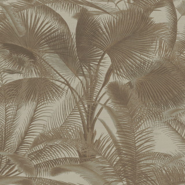 Aida Brown on Beige 9022 by Armani Wallpaper