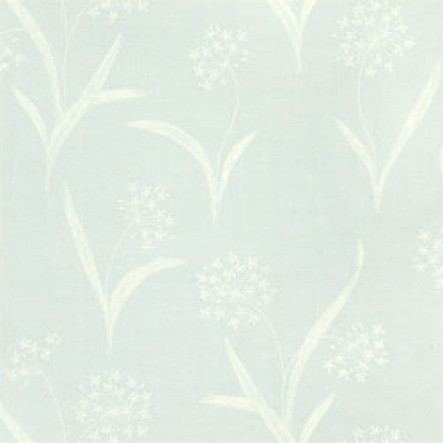 Queen Anns Lace Aqua T126 by Thibaut Wallpaper
