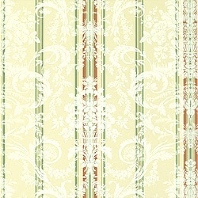Peabody Stripe Beige T2156 by Thibaut Wallpaper