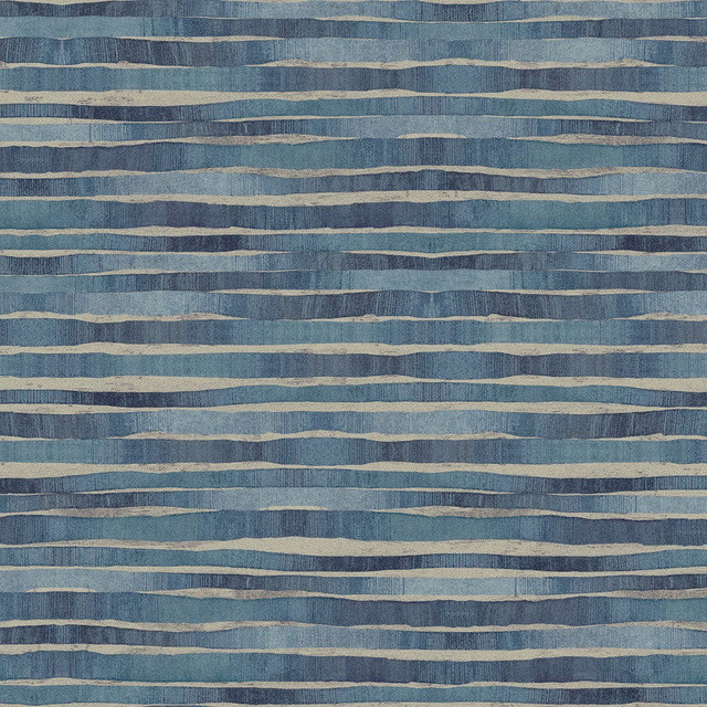 Berkley Stripe Tan T2181 by Thibaut Wallpaper