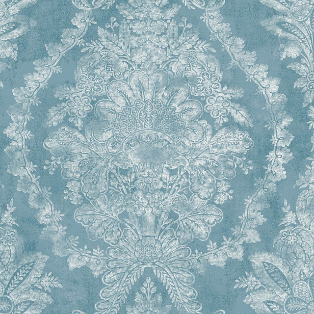 Soho Stripe Green T2213 by Thibaut Wallpaper