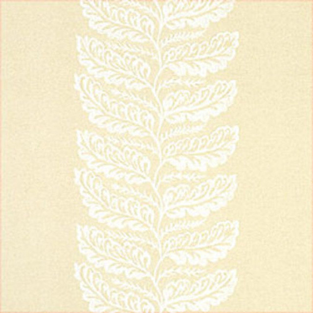 Savoy Stripe Beige T2811 by Thibaut Wallpaper