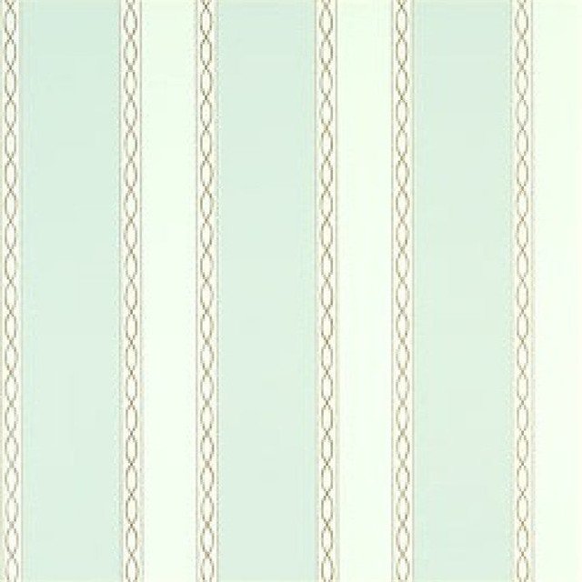 Infinity Stripe Aqua T2853 by Thibaut Wallpaper