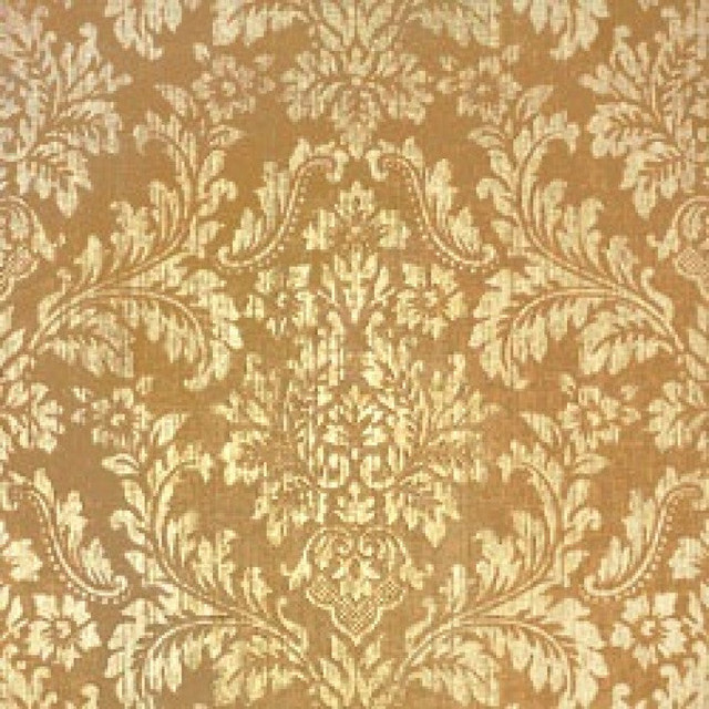 Parisian Damask Mocha T3031 by Thibaut Wallpaper