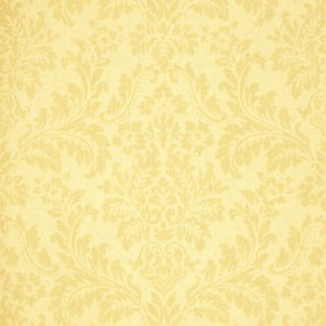 Parisian Damask Yellow T3038 by Thibaut Wallpaper