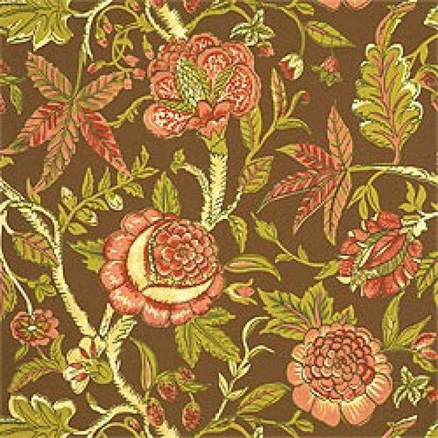 Fanfare Brown T6748 by Thibaut Wallpaper