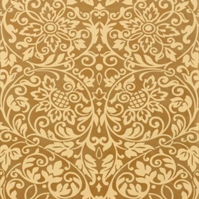 Roma Metallic Gold T7654 by Thibaut Wallpaper