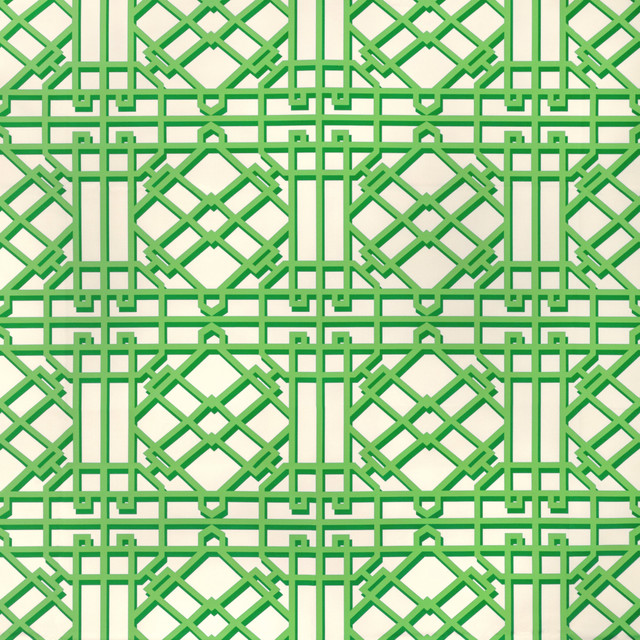 Pavilion Trellis Leaf by Brunschwig & Fils Fabric