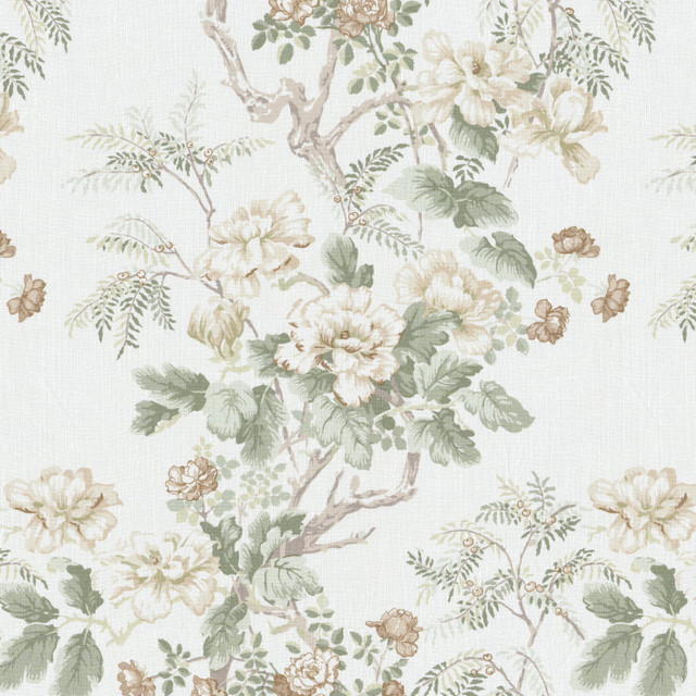 Chinese Peony Beige by Lee Jofa Fabric