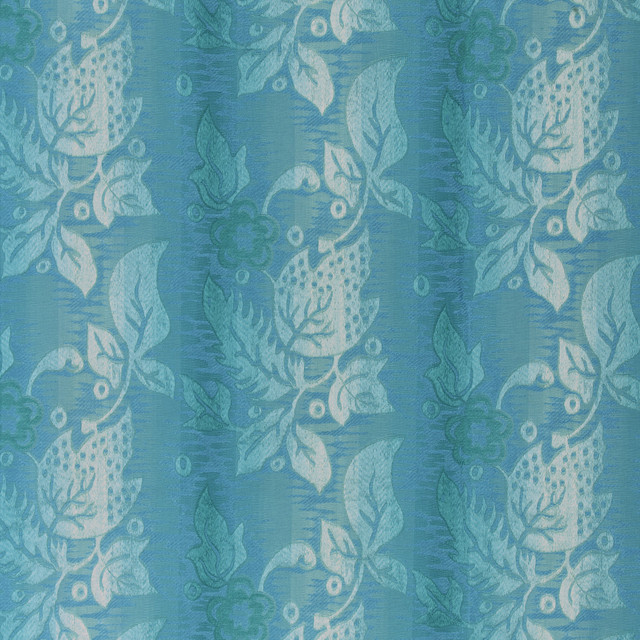 Primavera Brocatelle Aqua by Brunschwig & Fils Fabric