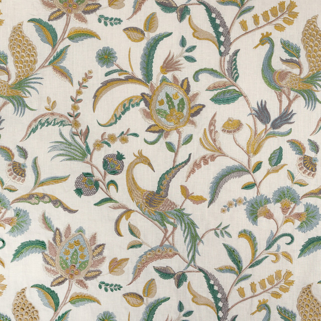 Palawan Emb Teal/Green by Lee Jofa Fabric
