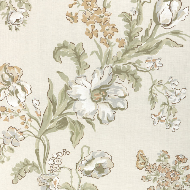 Maintenon Print Spice by Brunschwig & Fils Fabric
